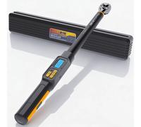 Movecrab Professional Digital Torque Wrench 1/2" Drive17-340N.m±2% High Accuracy LED Display with Nm/in.lb/ft.lb/kg.cm Vibration Sound Light Triple Alarm for Automotive Motorcycle Bike Repair Tool
