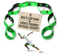 Movement Bandz | Multi-loop Fabric Band for Dancers, MMA, Yoga, Gymnastics, Pilates, Boxing, Athletic Training & Home Workouts All-in-one | Wear, Anchor & Adjust Resistance Level All w/NO Extra Parts