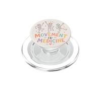 Movement Is Medicine Bone Motion Halloween Halloween PopSockets PopGrip for MagSafe