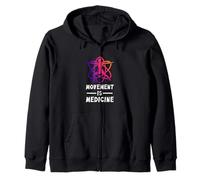 Movement Is Medicine Exercise Therapy Sports Medicine Zip Hoodie