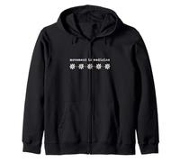 Movement Is Medicine Physical Therapy Physical Therapist Zip Hoodie