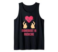 Movement is Medicine, Sports Medicine Exercise Healthy Heart Tank Top