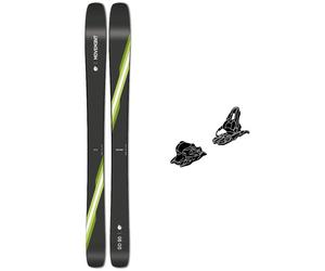 Movement - Pack Ski Go 90 Jr - 162 + Free 7 95mm Black - Ski