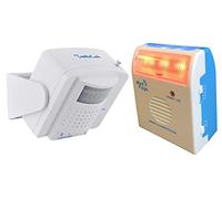 Movement Sensing PIR Transmitter with Portable Alarm Receiver