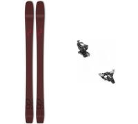 Movement - Touring skis - Pack Sequence 92 2027 for Men in Wood - Red Red 161 cm.169 cm.177 cm.185 cm