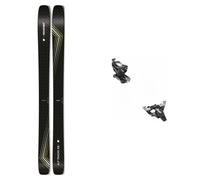 Movement - Touring skis - Touring Ski Set Alp Tracks 106 for Men in Wood - Black Black 170 cm.186 cm