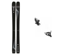 Movement - Touring skis - Touring Ski Set Alp Tracks 85 for Men in Wood - Black Black 162 cm