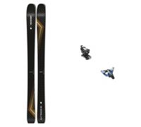 Movement - Touring skis - Touring Ski Set Alp Tracks 95 for Men in Wood - Black Black 162 cm.170 cm.186 cm