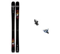 Movement - Touring skis - Touring Ski Set Session 90 for Men in Wood - Black Black 162 cm