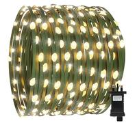 MOVEONSTEP Fairy Light Indoor Outdoor, 25M 200 LEDs Waterproof Christmas Tree Lights Plug in, Warm White String Lights Mains Powered/Memory Function/8 Modes/Timer Lights for Garden Party Decorations