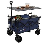 Moverx 2-In-1 Folding Camping Trolley & Table 200L 150Kg - Blue