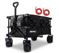 MoverX Moverx 200L Festival Trolley, Folding Wagon, Portable Camping Cart, Collapsible Foldable Trolly For Beach Outdoor Garden, 150Kg