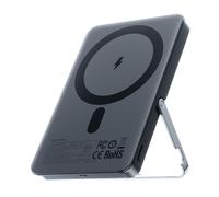 MOVESPEED Power Bank, 5000mAh, 15W Output with Type C & Magnetic Wireless Charging, Adjustable Stand, Ultra Slim S05Pro