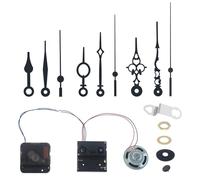 MovFlax Pendulum Clock Mechanism Replacement, 12888 Melody Chime Box with Hour Trigger Clock Movement and 3 Sets of Hands for Clock DIY Repair, 9.5mm Maximum Dial Thickness, 17mm Total Shaft Length