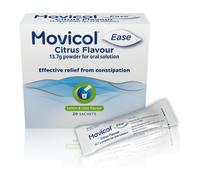 Movicol Ease Stick Sachets, Citrus, 20 Sachets, Constipation Relief for Adults, Laxatives, Relief, hydrates, softens &