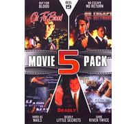 Movie 5 Pack Collection (Part 19) ( Out for Blood / No Escape No Return / Hard As Nails / Deadly Little Secrets / Same River Twice )