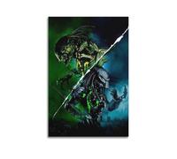 Movie Aliens Vs Predator Canvas Art Poster Canvas Wall Poster Decoration Painting Art Bedroom Living Room Office Painting Modern Home Decoration Wall Art Picture Print 12 x 18 inches (30 x 45 cm)