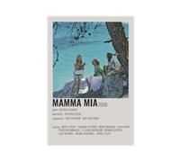 Movie Art Mamma Mia Poster Canvas Poster Wall Art Decor Print Picture Paintings for Living Room Bedroom Decoration Unframe-style 16x24inch(40x60cm)
