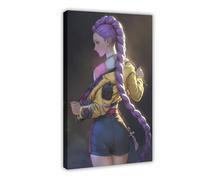 Movie Art Poster Animated Film Rumi K Pop Demon Hunters Fans Gift Cartoon Aesthetic Room Decor 1 Canvas Poster Wall Art Decor Print Picture Paintings for Living Room Bedroom Decoration 24x36inch(60x90