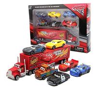 Movie Car Toy 1:55 The King& Chick Hicks & Mack Truck Uncle Diecast Vehicle Toys Set