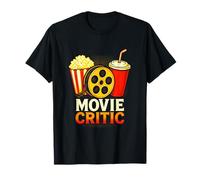 Movie Critic - Film Lover Popcorn Reel T-Shirt