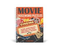Movie Crossword Puzzles: Fun Film Trivia Book