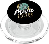 Movie Editor Editing Video Film PopSockets PopGrip for MagSafe
