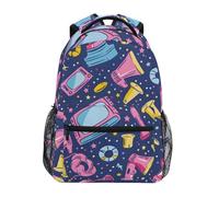 Movie Elements Music Notes Backpacks Large Backpack Lightweight School Bags For Hiking Men Computer 29X40Cm