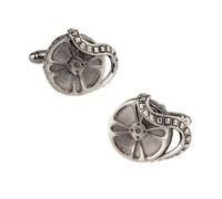 Movie Film Reel Cufflinks, Stylish Gift for Cinema and Film Enthusiasts