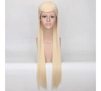Movie Hobbit Elf King Thranduil Cosplay Long Straight Heat Resistant Synthetic Hair Wigs+Free Wig Cap Pl-102