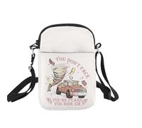 Movie Inspired Gift Crossbody Bag 90s Movie Fan Gifts You Don't Face You'Re Fears You Ride Em Western Cowboy Book Lover Gift