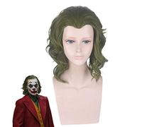 Movie Joker Origin Arthur Fleck Short Curly Wig Cosplay Costume Joaquin Phoenix Joker Synthetic Hair Wigs