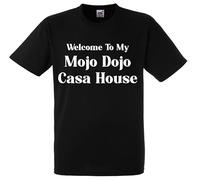 Movie Ken Quote mojo Dojo casa House surf Funny Mens T'shirt Gift Novelty Present top Boys Black