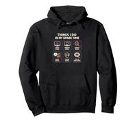 Movie Lover Things I Do in My Spare Time Funny Film Buff Pullover Hoodie