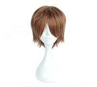 Movie Magic Potter Ronald Billius Weasley Cosplay Wigs Brown Short Halloween Party Carnival Costume Role Play Wig WIG-659E