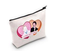 Movie Merchandise Gift Vampire Gift Charlie Swan Gift Carlisle Cullen Gift I Love Hot Dads Zipper Pouch for Movie Fans (HOT DADS)