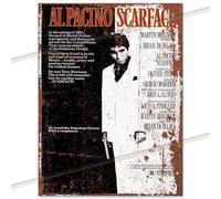 Movie Metal Signs for Mancave, Shed, Garage, Kitchen, Man Cave. Gift for Birthday, Christmas, Xmas. Retro Vintage Reproduction Memorabilia Tin Signs. 20cm x 15cm (SCARFACE)