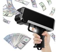 Movie Money Gun - Cash Dispenser Handheld Dispenser, Party, Wedding, Pretend Play, Black