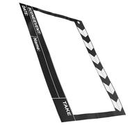 Movie Night Clapboard Photo Booth Frame, Paper Handheld Prop | Lightweight Sturdy Quality, Classic Retro Design, Selfie Props Accessories, Movie Theme Party Decorations