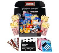 Movie Night Gift Box, Popcorn, Candy, Snacks - Perfect for Students, Teens, Men, Kids, Date Night, Birthday (Movie Night)