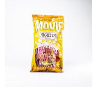 Movie Night In Sweet & Salty Popcorn Sharing Bag - 250g | Vegan & Gluten-Free Snack | Big Bag for Movie Nights, Family Sharing & Everyday Cravings | Natural Ingredients, Made in the UK