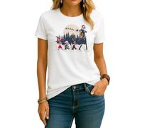 Movie Nightmare Jack Skellington Before Christmas Film | Christmas Women's T-Shirt, White, M