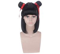 Movie Nuzar Nalakuvara Nezha Cosplay Wig Heat Resistant Synthetic Hair Ne Zha Young Costume Role Play Wigs +Wig Cap PL-581