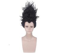 Movie Nuzar Nalakuvara Nezha Wigs Black And Red Heat Resistant Synthetic Hair Ne Zha Nezha Wig Cosplay Costume Accessory Props Pl-583 Black