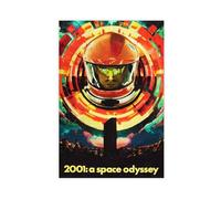 Movie Poster 2001 A Space Odyssey Science Fiction Movie 2 Canvas Poster Wall Art Decor Print Picture Paintings for Living Room Bedroom Decoration 24x36inch(60x90cm)