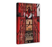 Movie Poster 2001 A Space Odyssey Science Fiction Movie 4 Canvas Poster Wall Art Decor Print Picture Paintings for Living Room Bedroom Decoration 16x24inch(40x60cm)