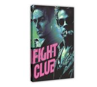 Movie Poster Fight Club Dark Comedy Crime Film 2 Canvas Poster Wall Art Decor Print Picture Paintings for Living Room Bedroom Decoration 08x12inch(20x30cm)