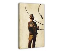 Movie Poster Indiana Jones And The Dial Of Destiny Room Decor Classic Film And Television Works Fan Gifts Poster 4 Canvas Poster Bedroom Decor Landscape Office Room Decor Gift 20x30inch(50x75cm)
