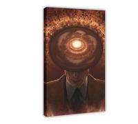 Movie Poster Oppenheimer Biographical Film 2 Canvas Poster Bedroom Decor Landscape Office Room Decor Gift 16x24inch(40x60cm)
