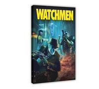 Movie Poster Science Fiction Action Film Watchmen 1 Canvas Poster Wall Art Decor Print Picture Paintings for Living Room Bedroom Decoration 16x24inch(40x60cm)